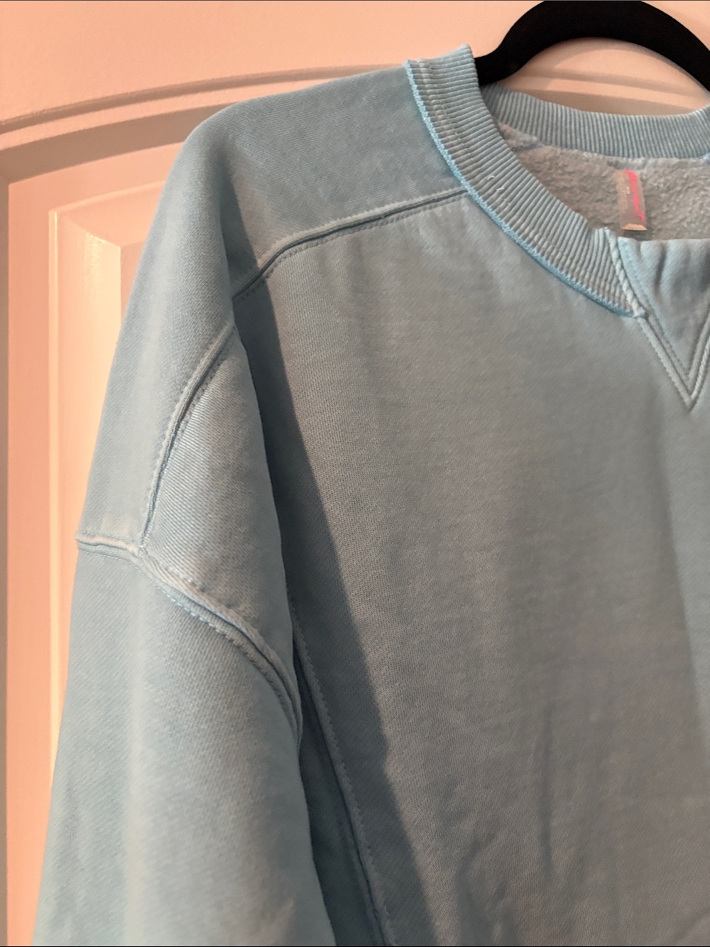 Light Blue Crewneck Sweatshirt by Free People- NWT - Picture 2 of 6